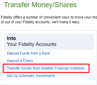 Fidelity stock split calendar