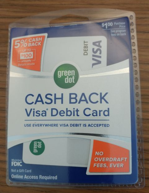 Visa Debit Card Reloadable Debit Card Green Dot