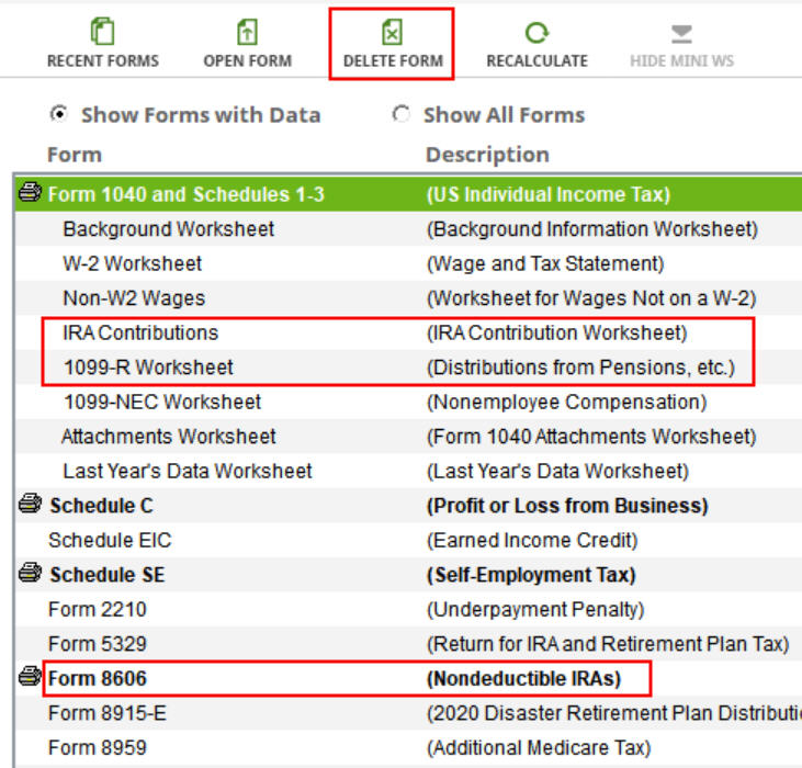 hrb 20 br 41 delete form