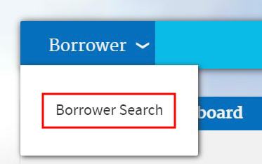cafs borrower search