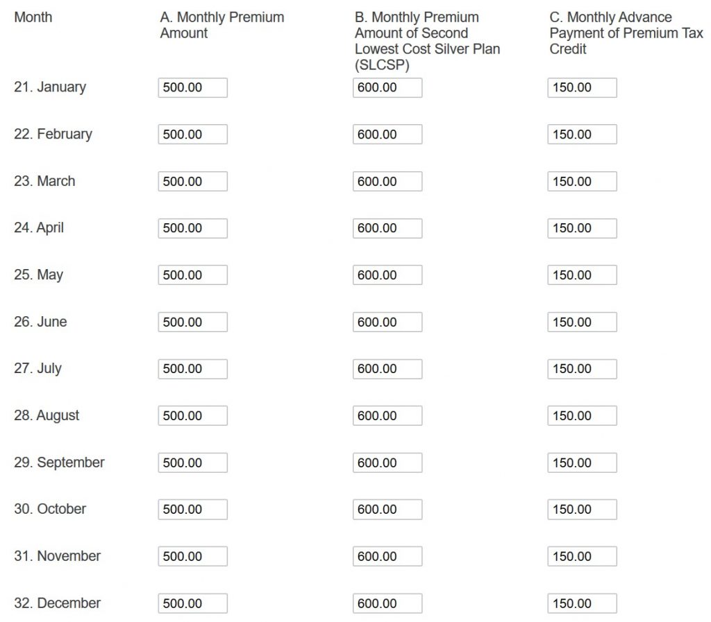 Self Employed Aca Health Insurance Subsidy And Deduction In Turbotax