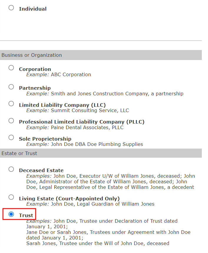 Does An Irrevocable Trust Need Its Own Tax Id Number