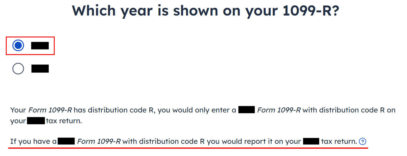 Split-Year Backdoor Roth IRA in FreeTaxUSA, Year 2