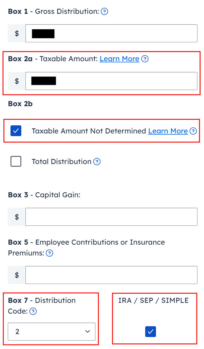 Split-Year Backdoor Roth IRA in FreeTaxUSA, Year 2